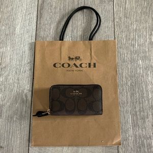 Coach card/coin holder